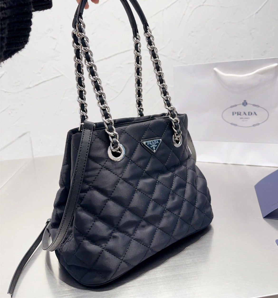 Prada new woman shoulder bag